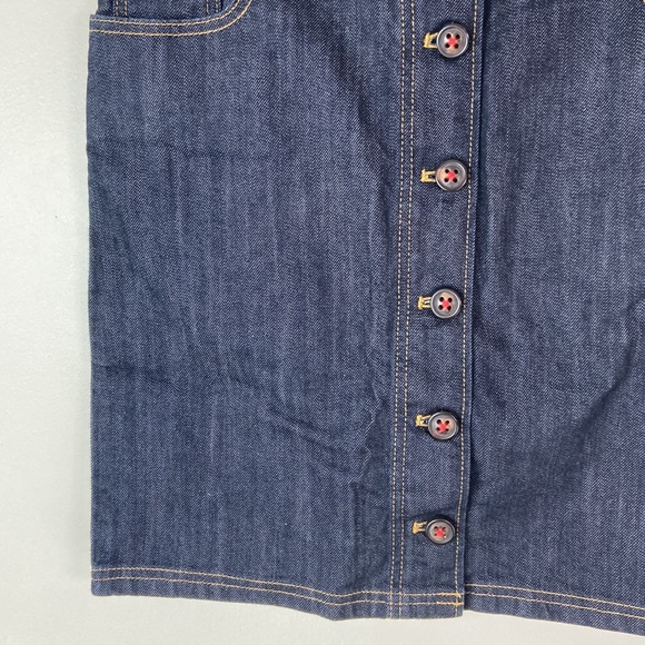 ✨3/$25✨ Nautica Button Front Jean Skirt - 6 - Picture 5 of 8